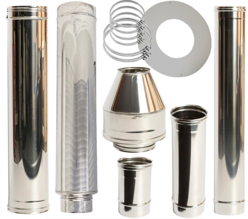 130mm Flue Kit (Bell Cowl)