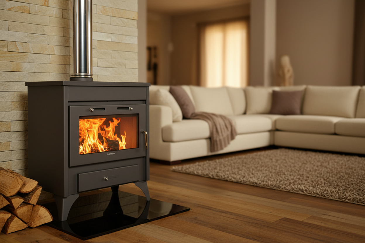 Ray Max Fireplace in Spacious Living Area