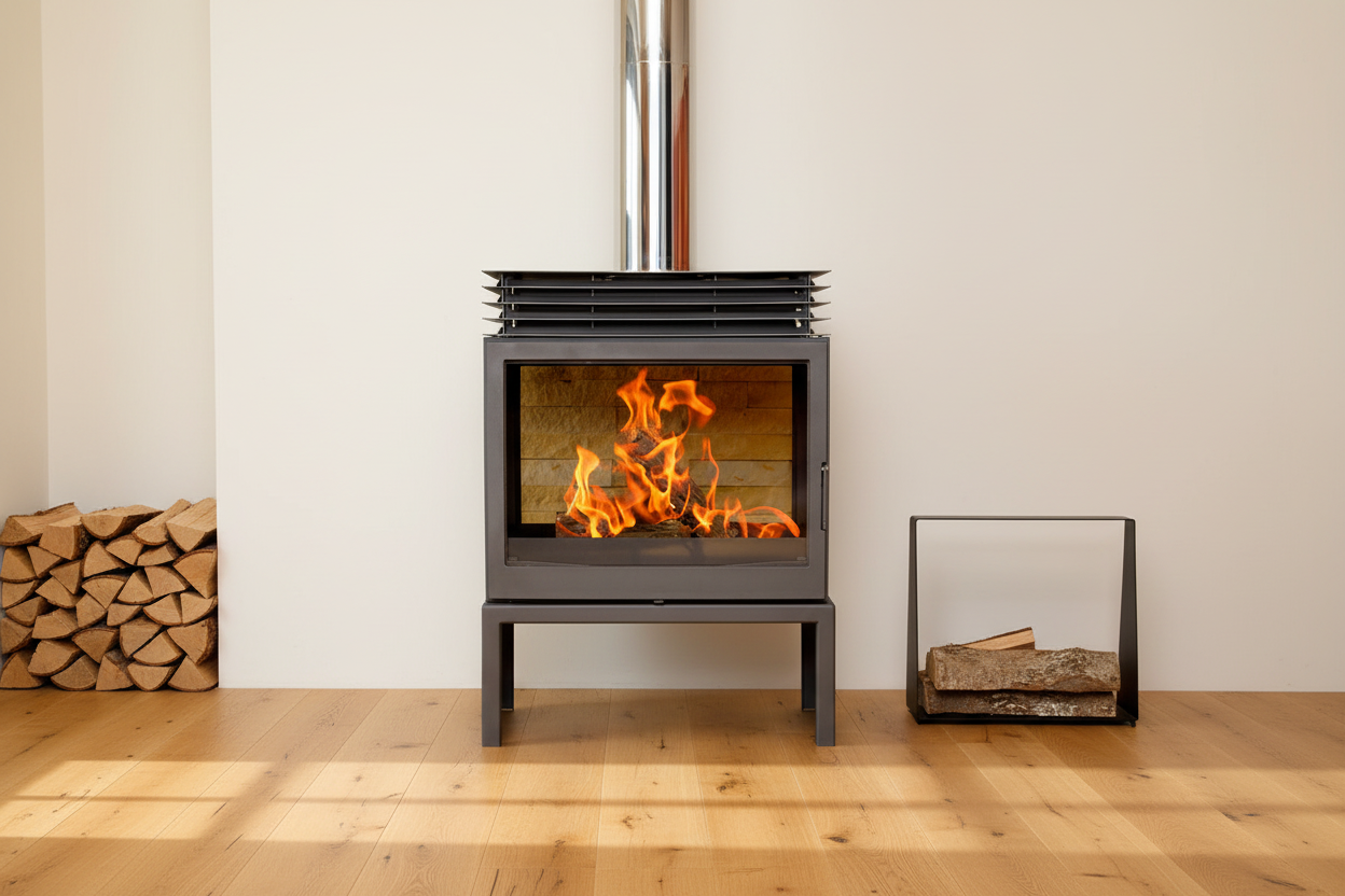 Recreated Fireplace Image