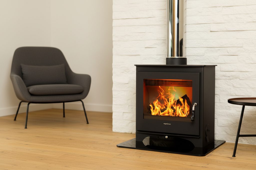 Stella Fireplace in Modern Setting